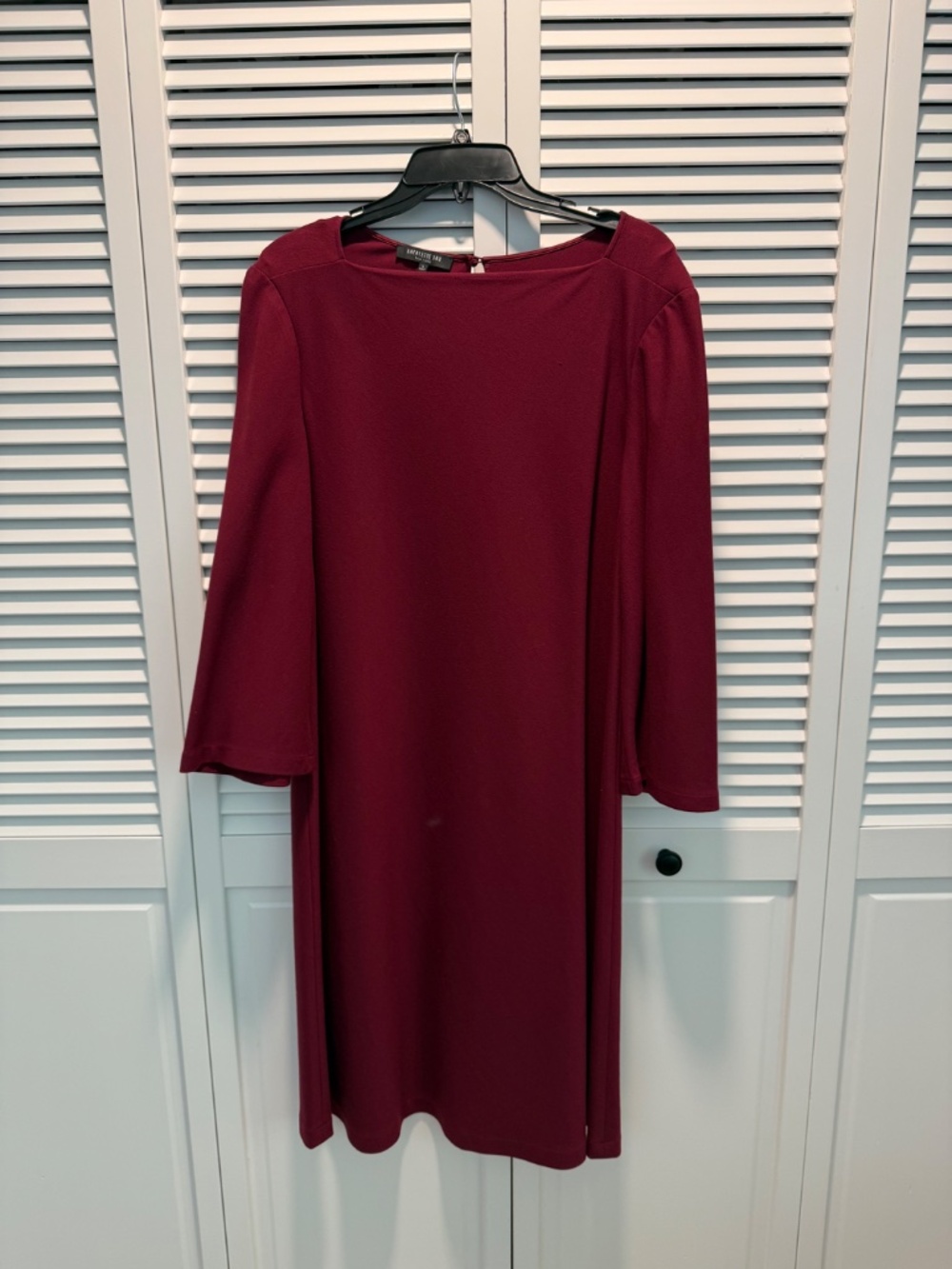 Lafayette 148 Cranberry A Line Dress